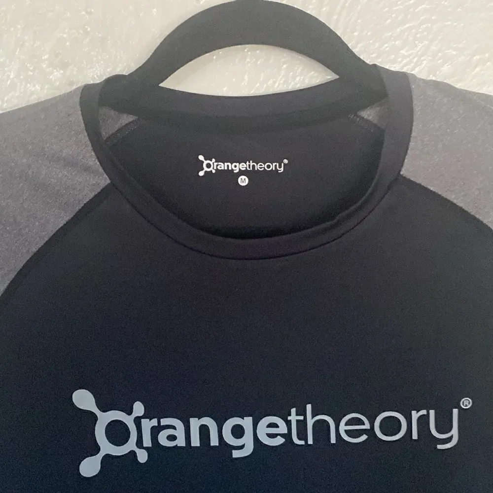 Orange Theory Hoodie Womens Medium Black  Athleisure Running Stretch Top - Picture 5 of 6